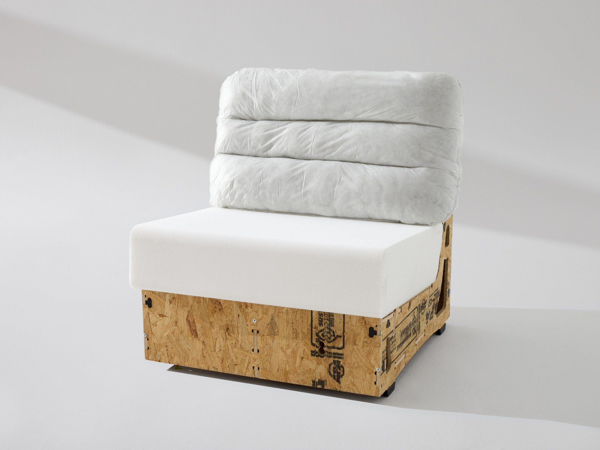 The Built Soft (Fiber Back) Wide Armless Unit