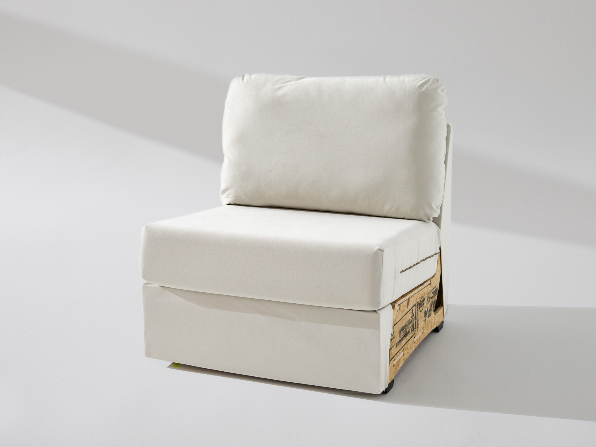 The Built Soft (Fiber Back) Wide Armless Unit