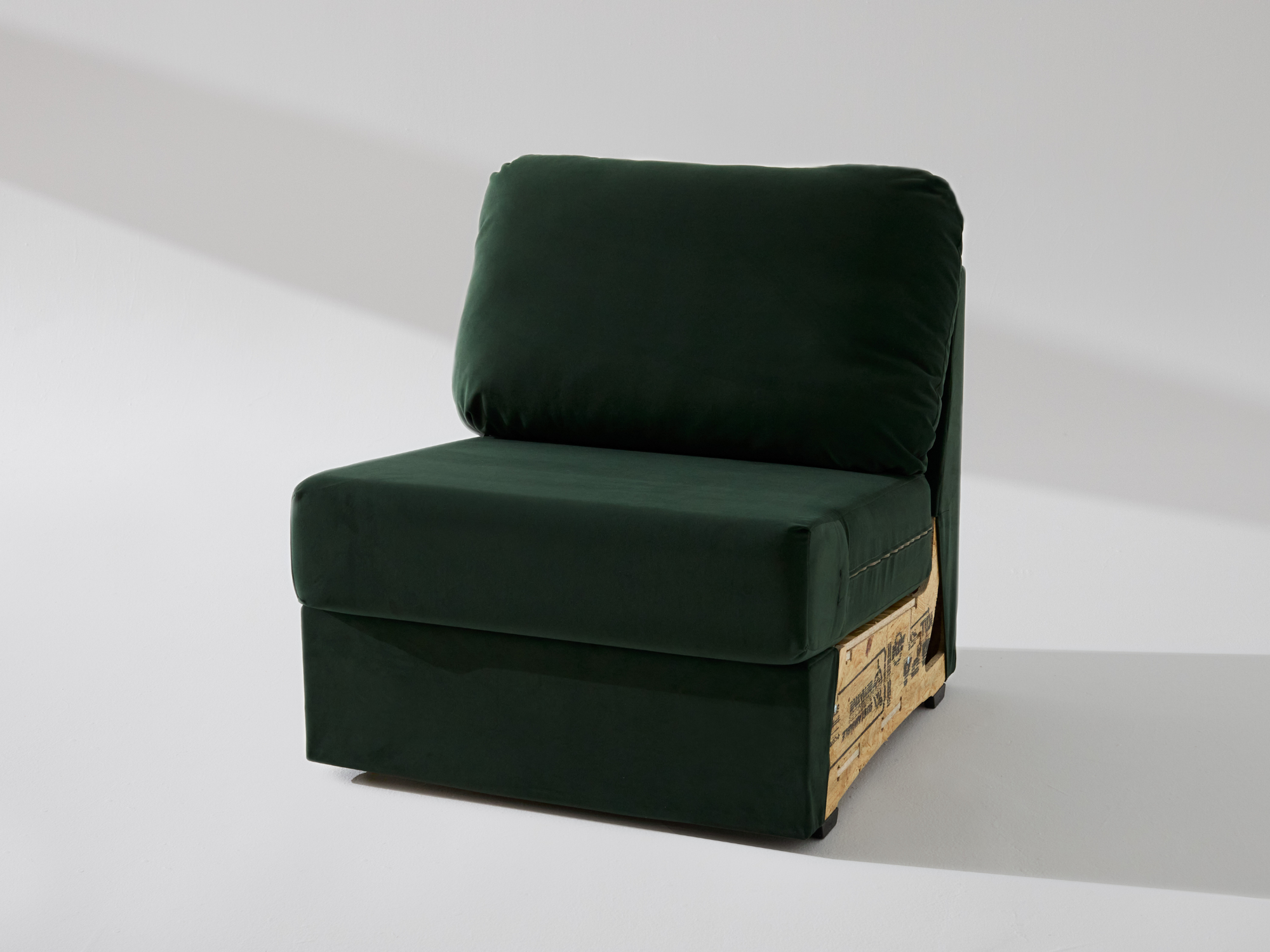 The Built Soft (Fiber Back) Wide Armless Unit