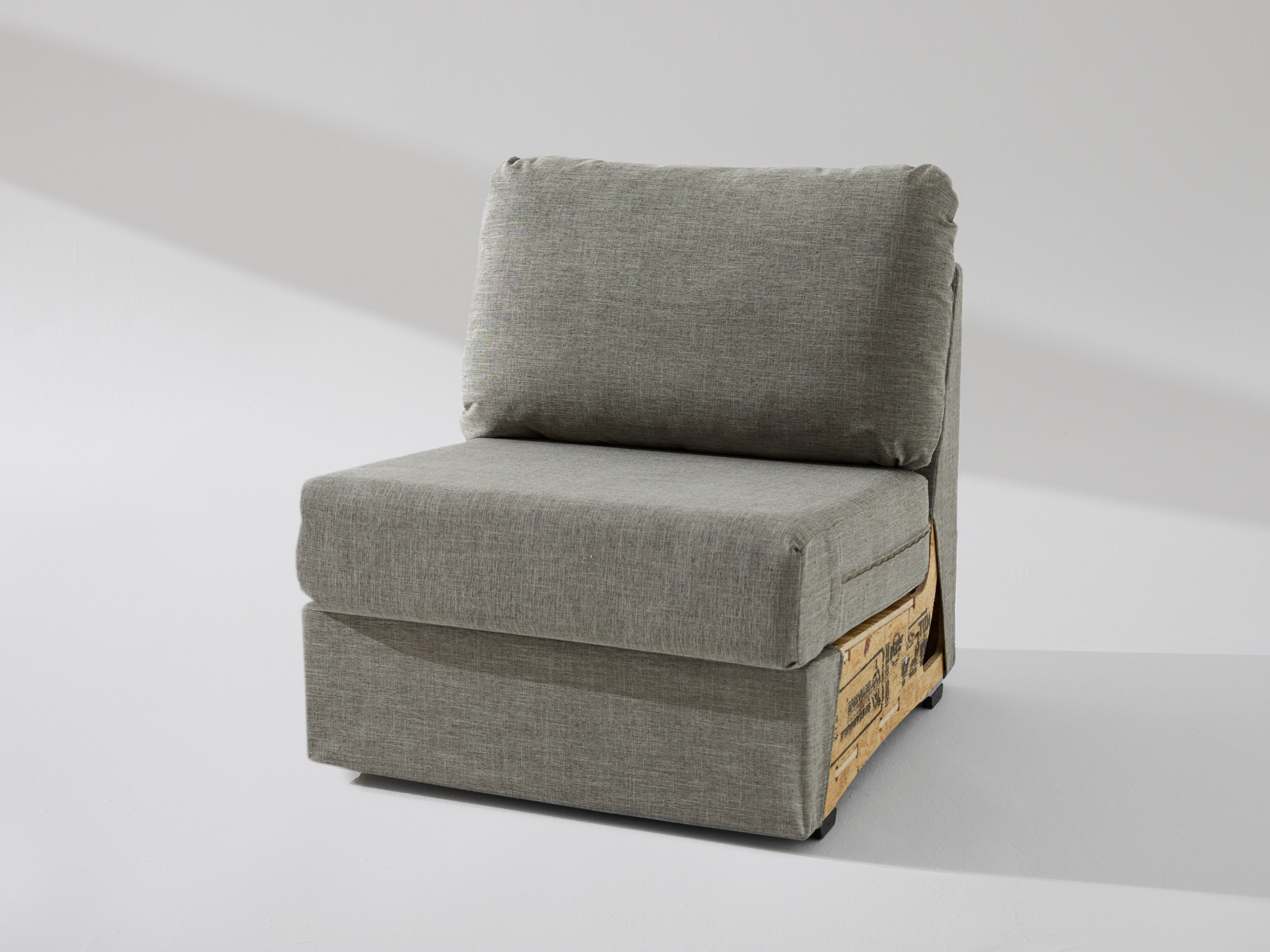 The Built Soft (Fiber Back) Wide Armless Unit