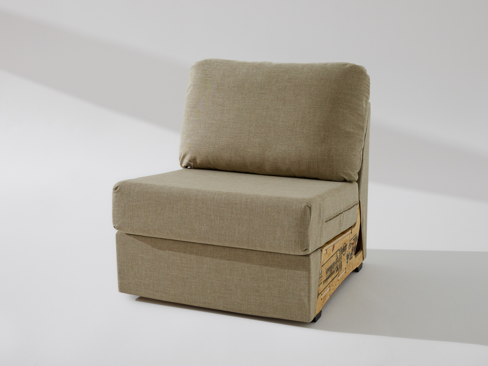 The Built Soft (Fiber Back) Wide Armless Unit