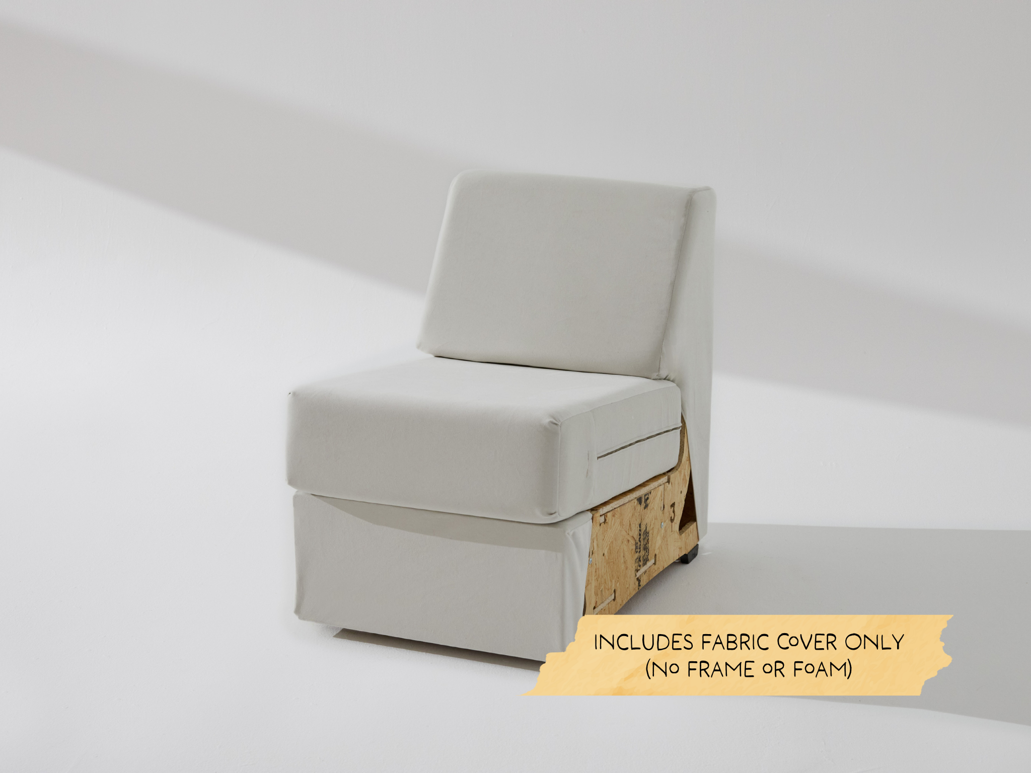 The Built Smooth Armless Unit Fabric Cover