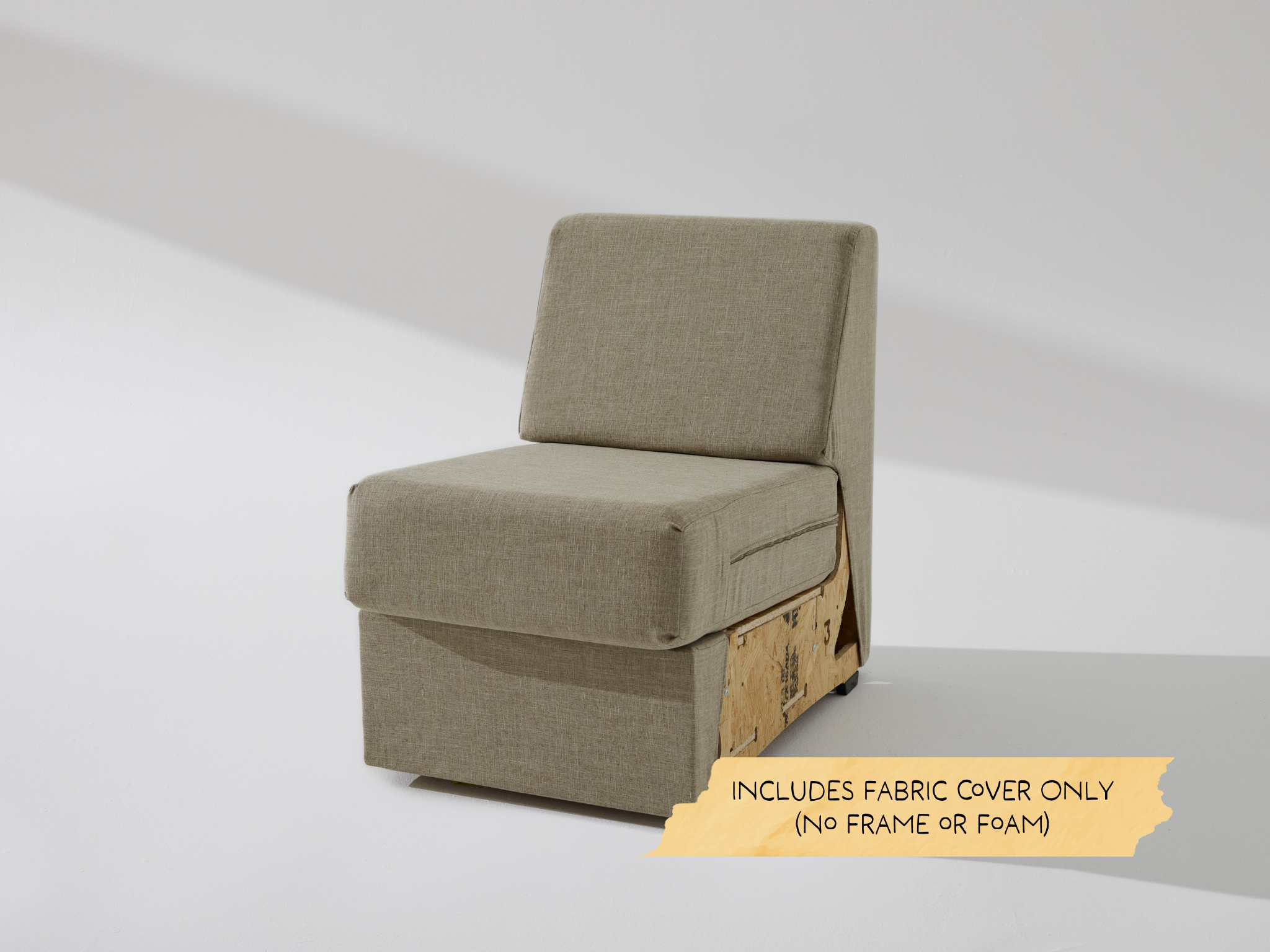 The Built Smooth Armless Unit Fabric Cover