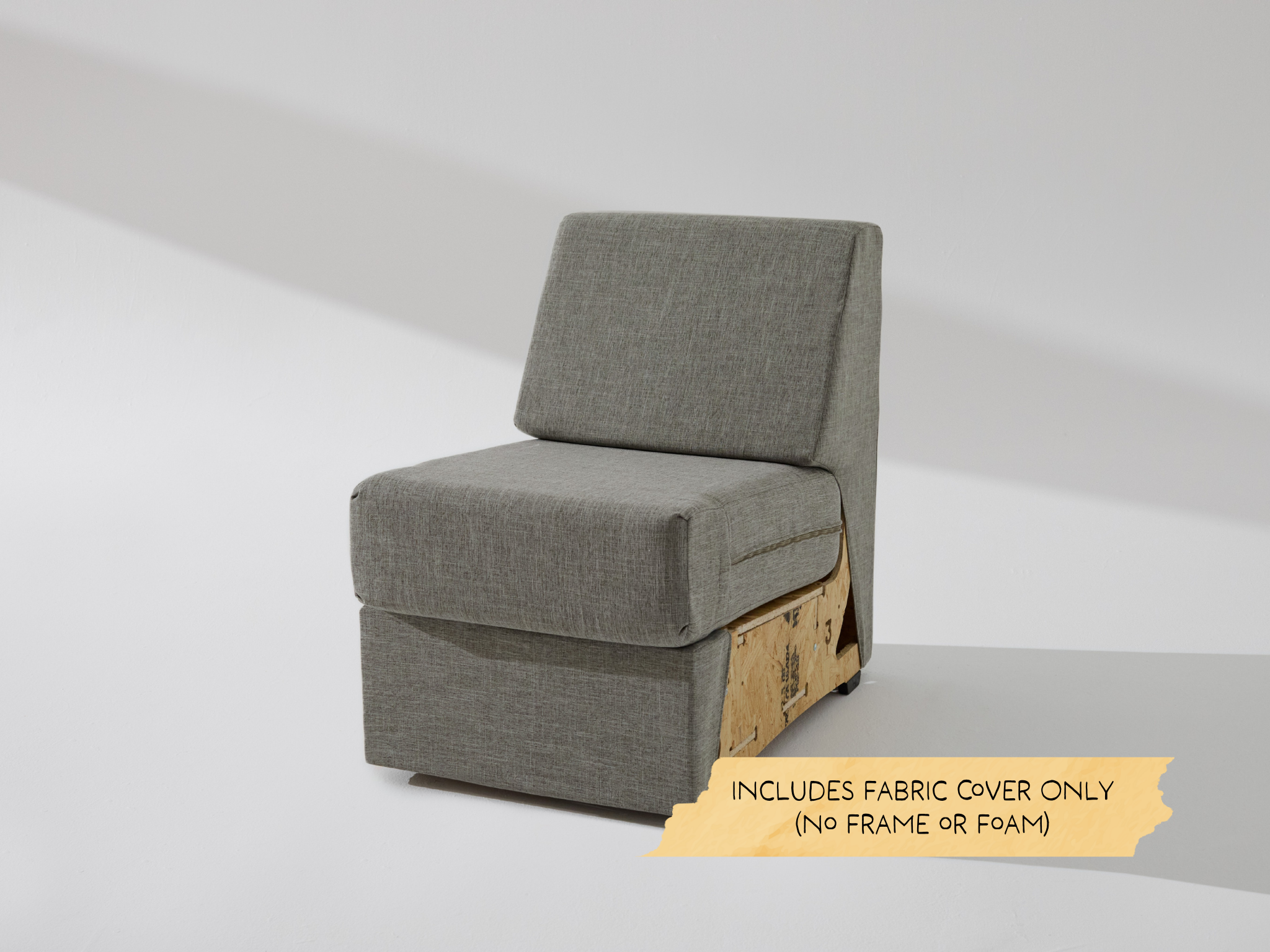 The Built Smooth Armless Unit Fabric Cover