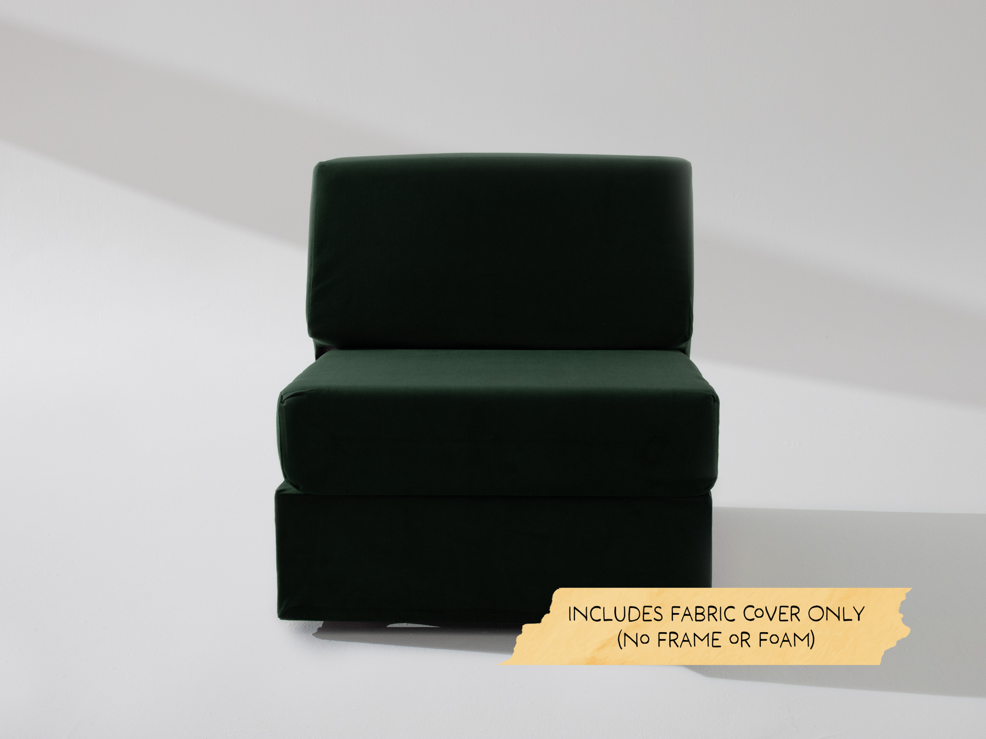 The Built Smooth Wide Armless Unit Fabric Cover