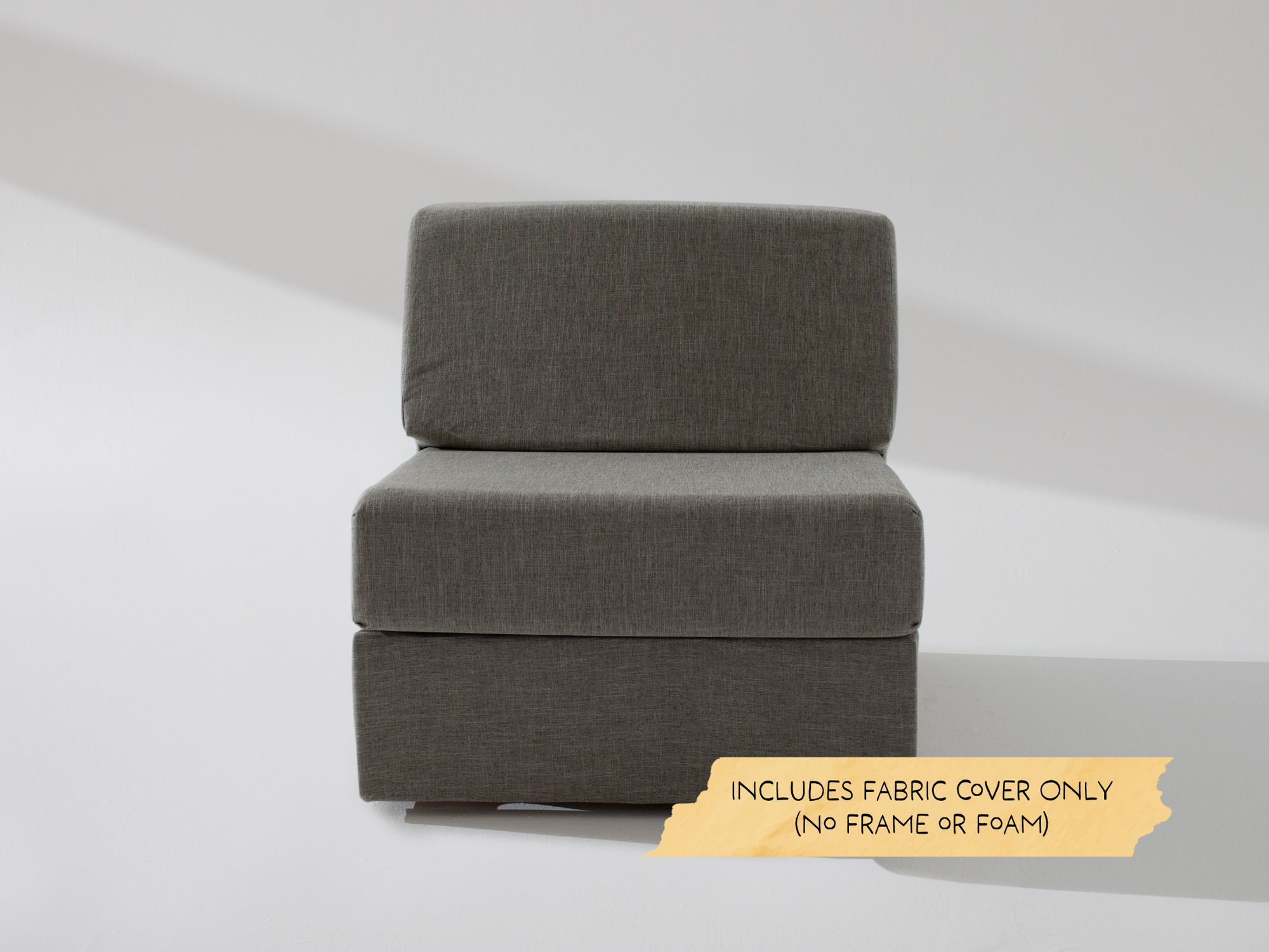 The Built Smooth Wide Armless Unit Fabric Cover