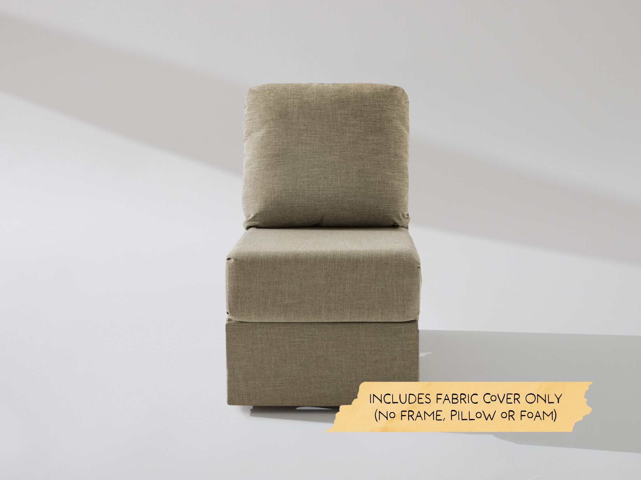 The Built Soft Armless Unit Fabric Cover