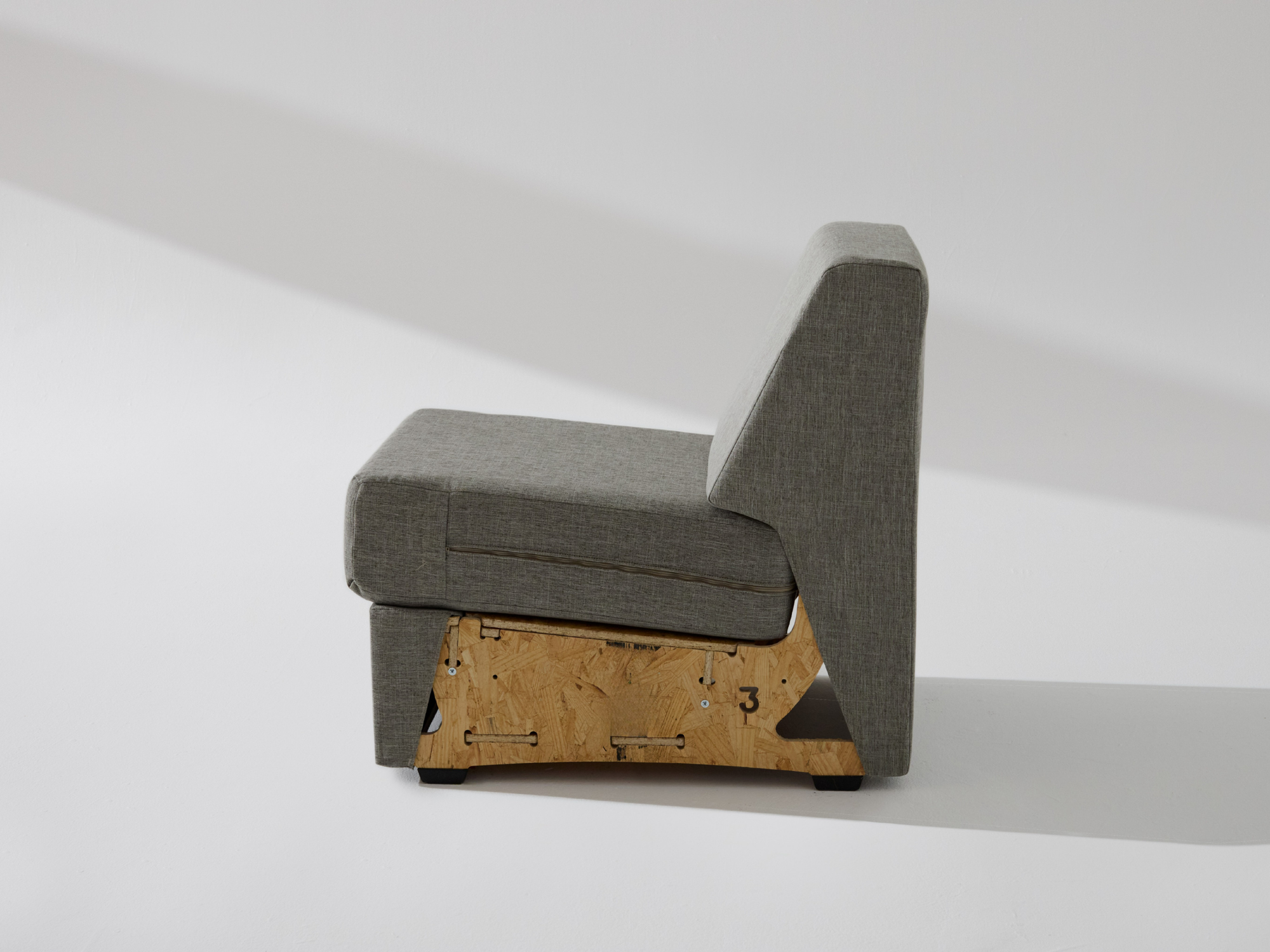 The Built Smooth (Foam Back) Armless Unit