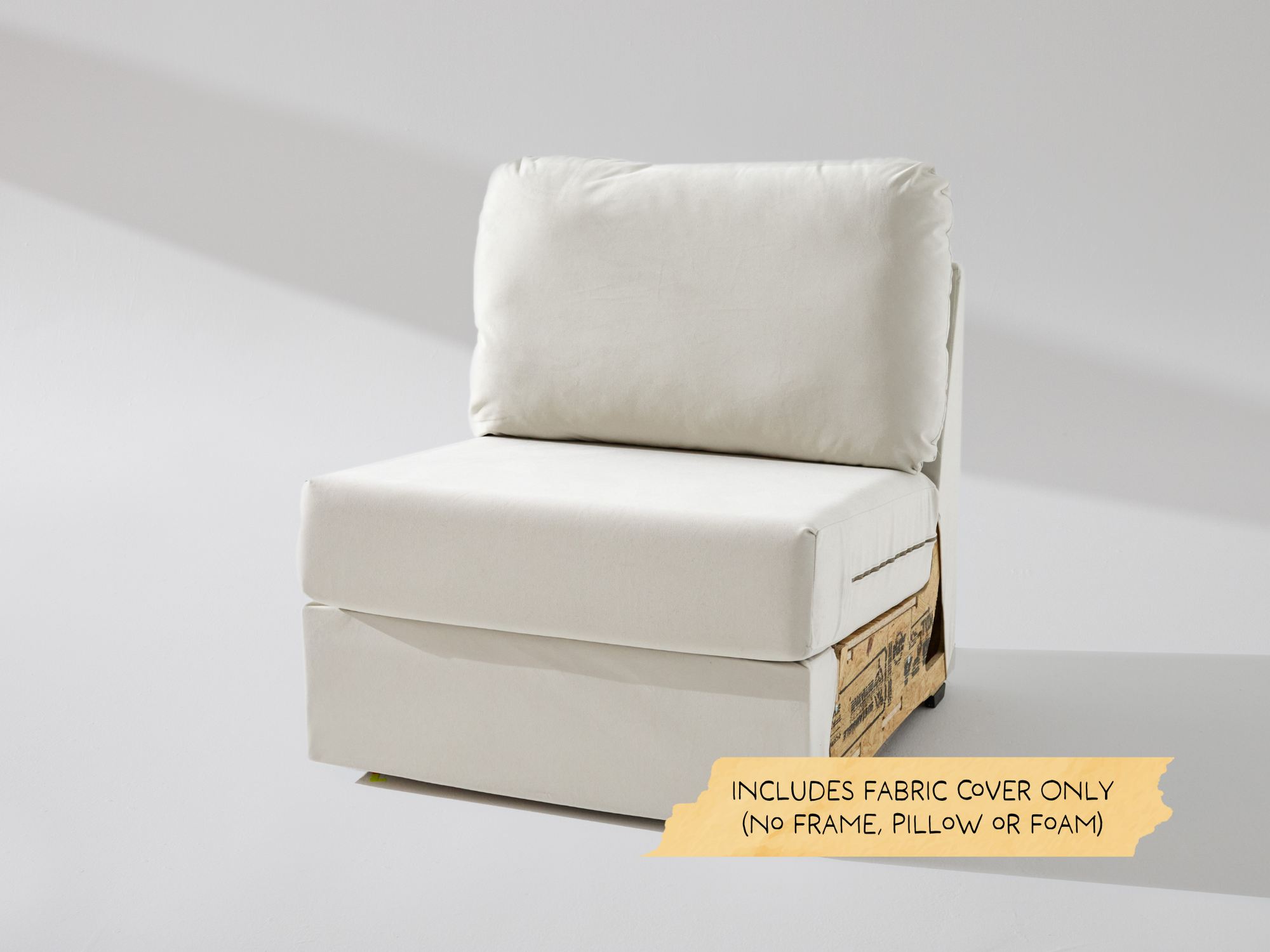 The Built Soft Wide Armless Unit Fabric Cover