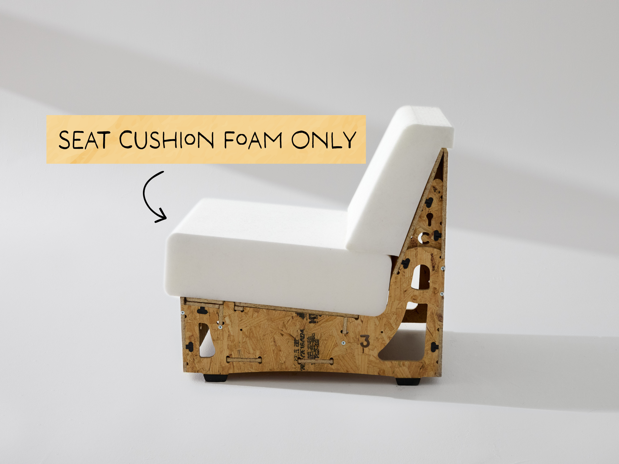 Armless Seat Cushion