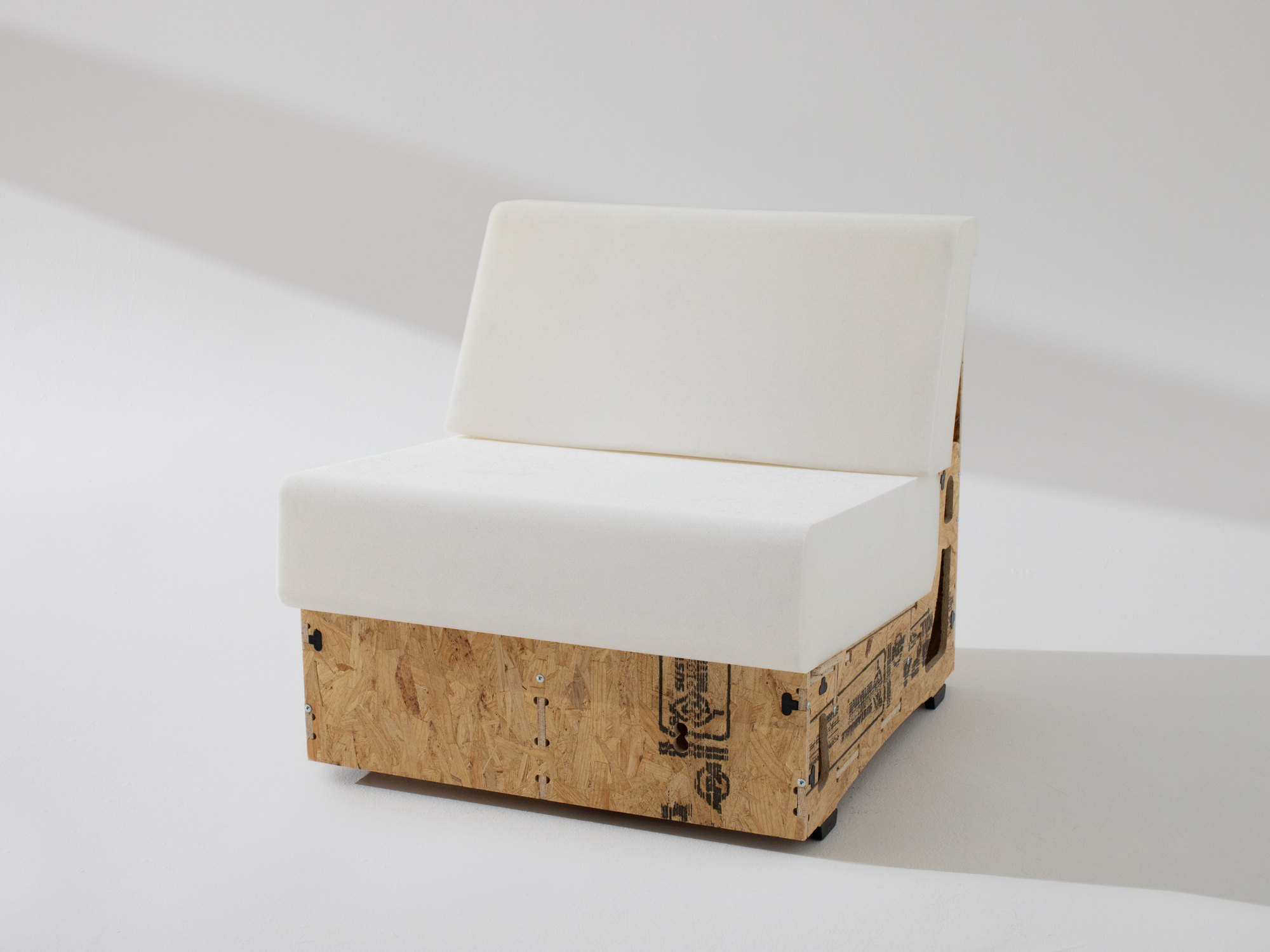 The Built Smooth (Foam Back) Wide Armless Unit