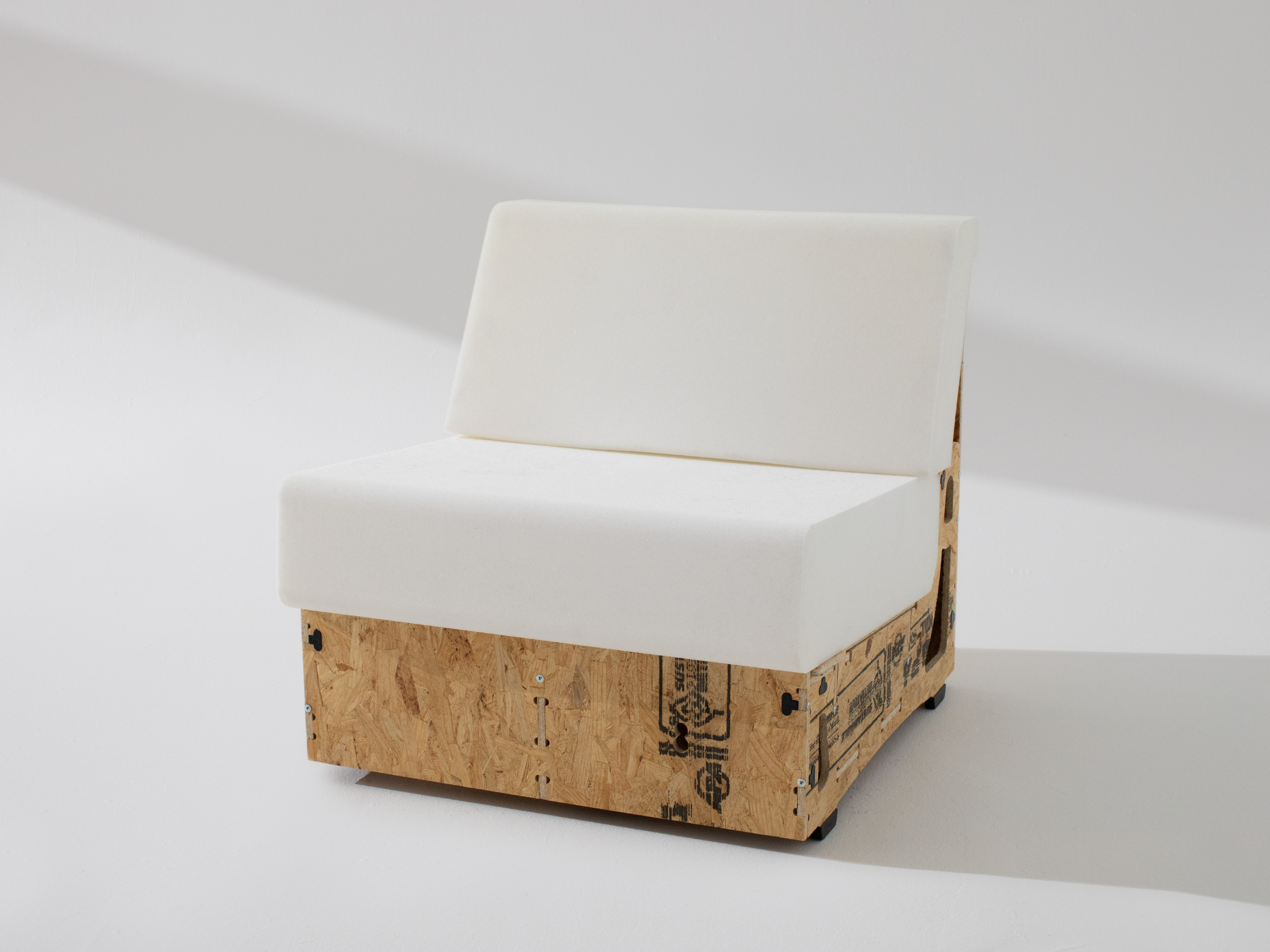 The Built Smooth (Foam Back) Wide Armless Unit