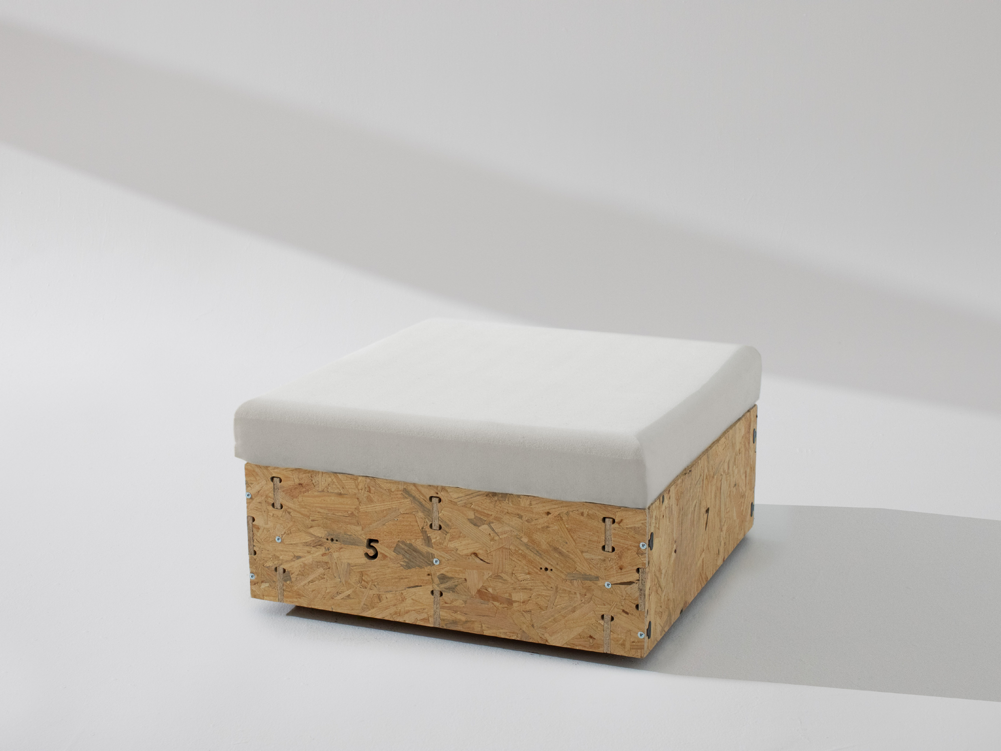 Square Storage Ottoman