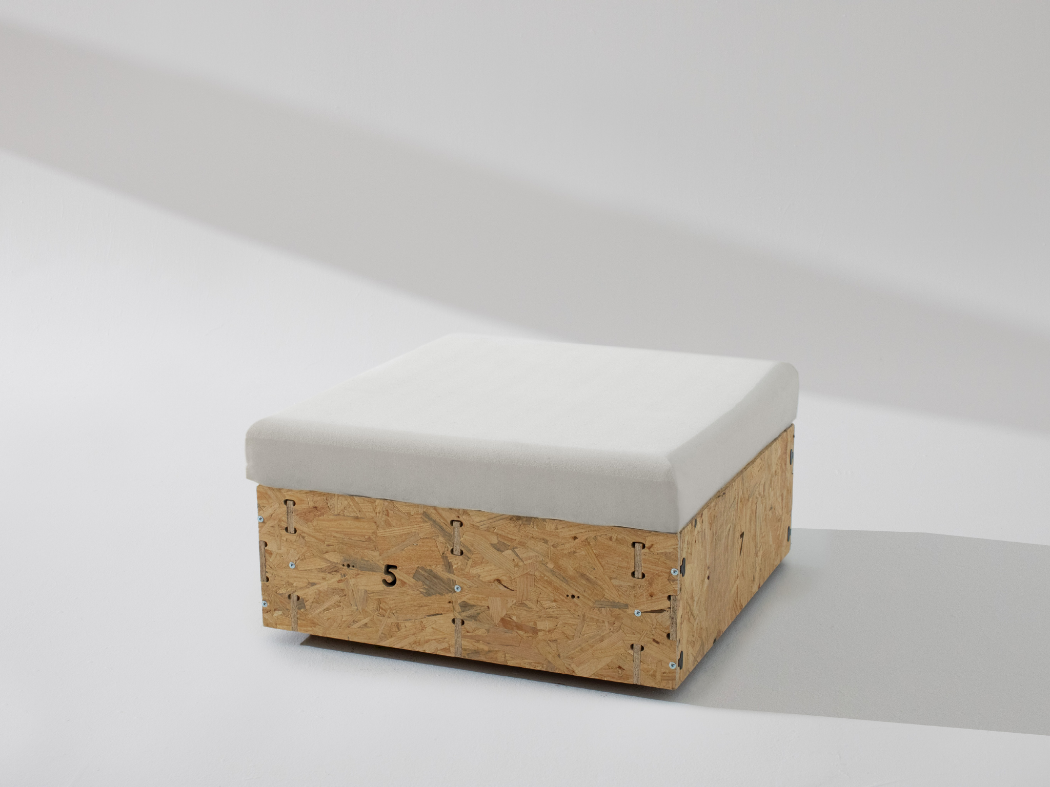 Square Storage Ottoman
