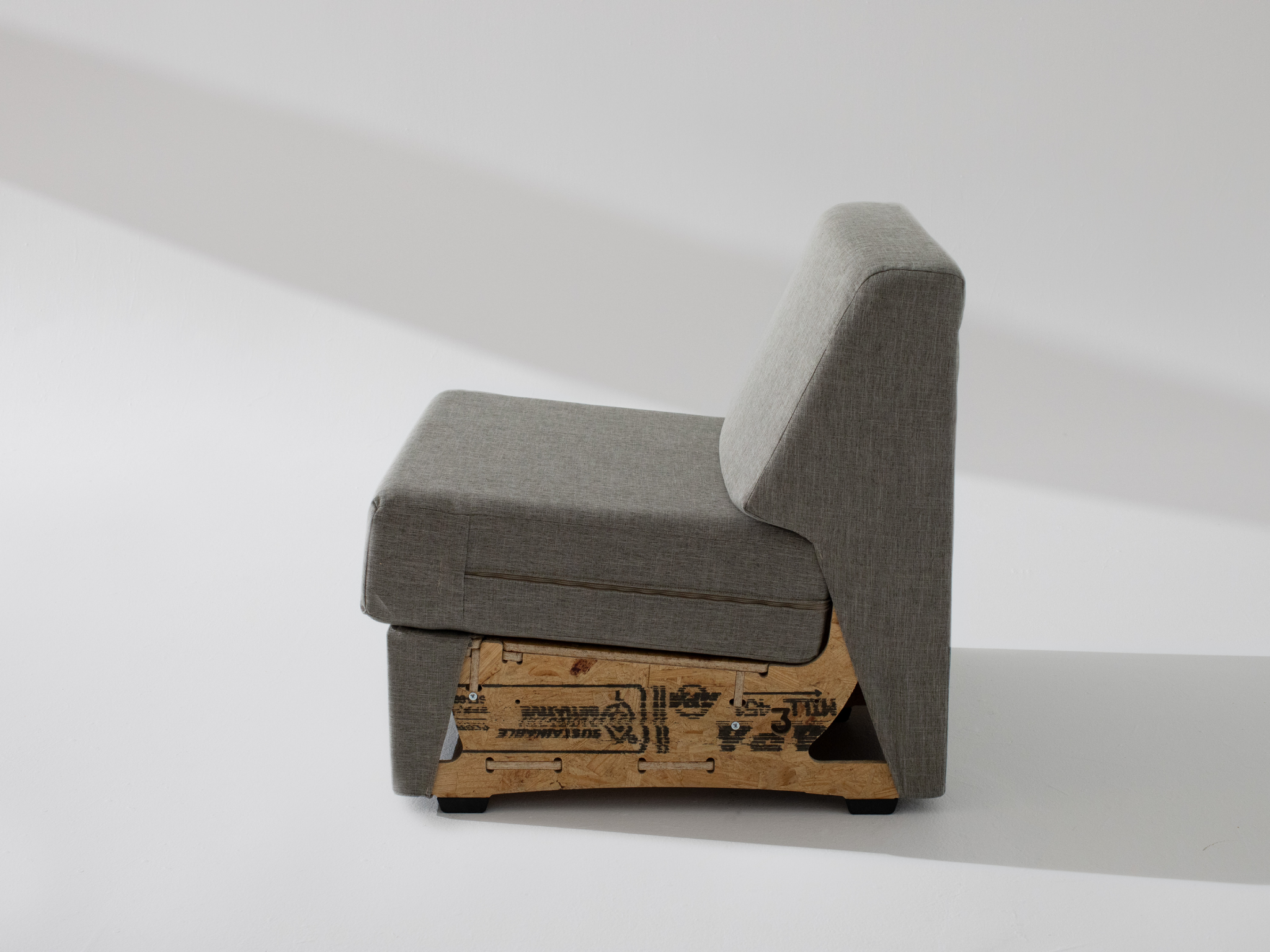 The Built Smooth (Foam Back) Wide Armless Unit