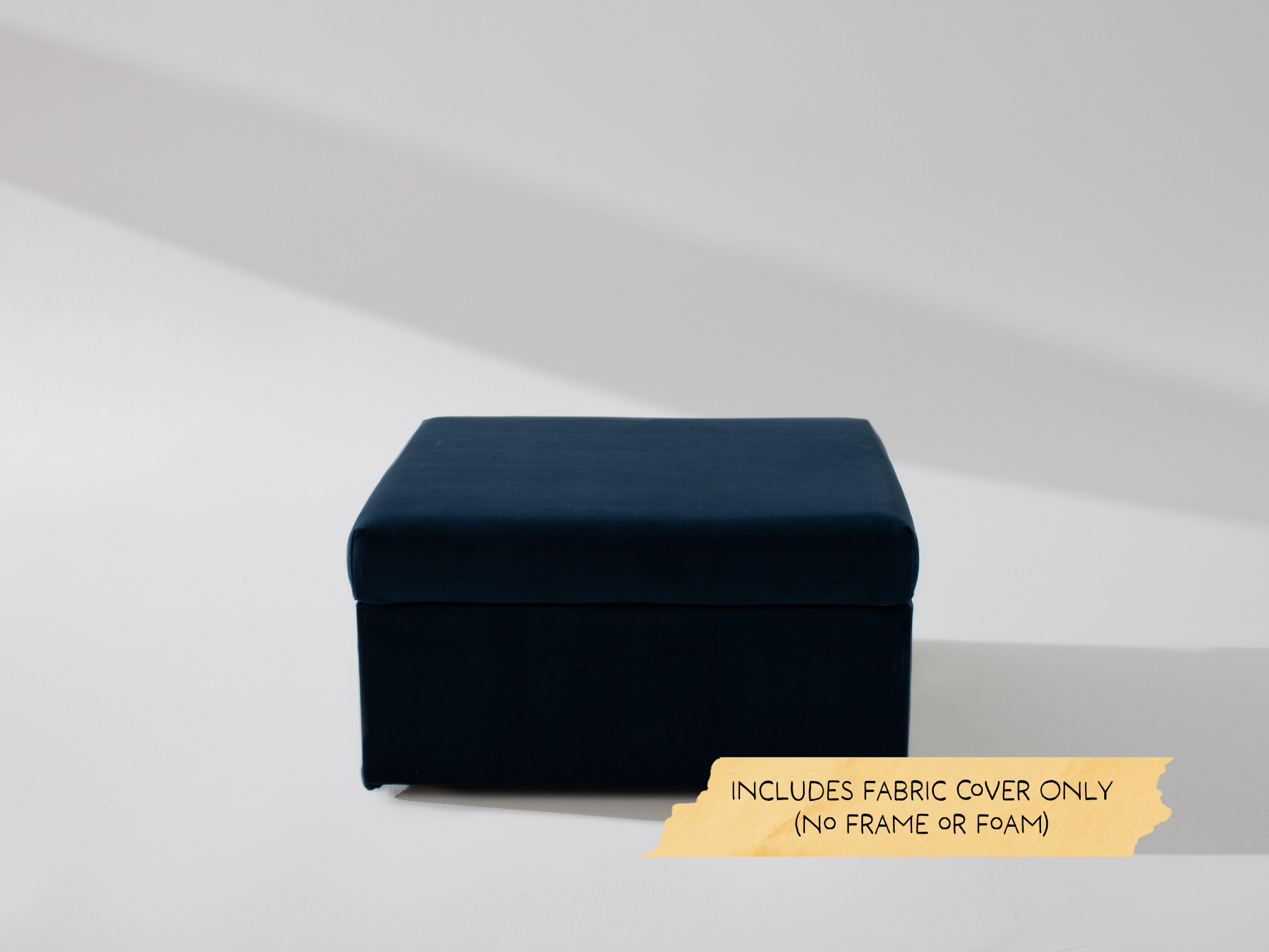 Square Storage Ottoman Fabric Cover