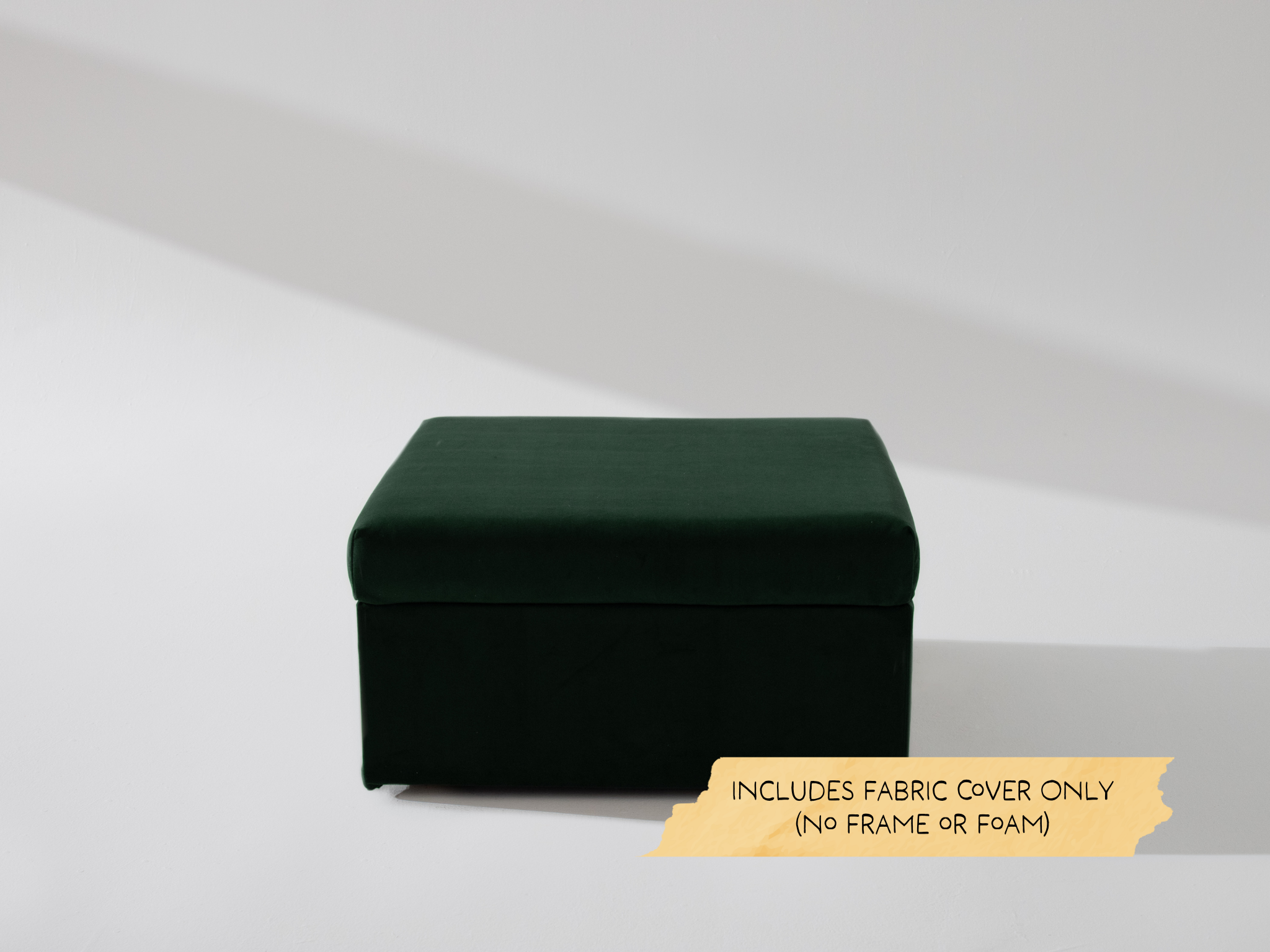 Square Storage Ottoman Fabric Cover