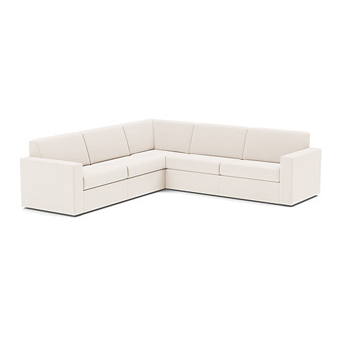 Built Smooth (Foam Back) Wide Medium L Sectional