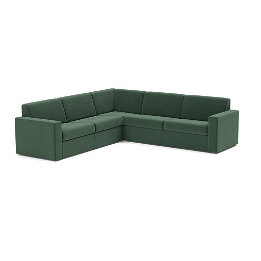 Built Smooth (Foam Back) Wide Medium L Sectional