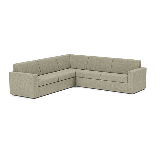 Built Smooth (Foam Back) Wide Medium L Sectional