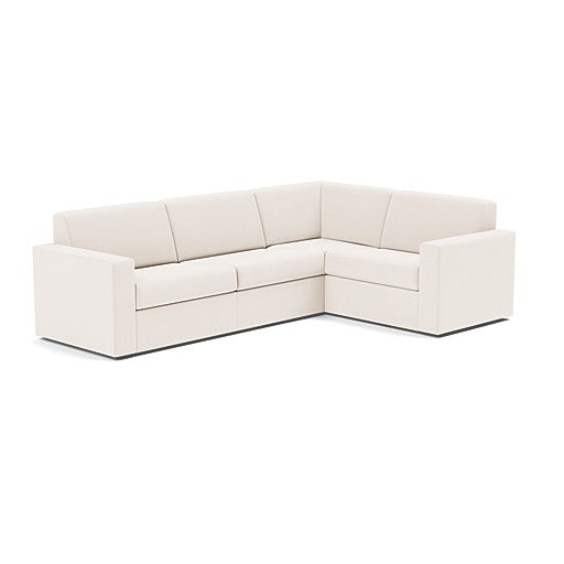 Built Smooth (Foam Back) Wide Small L Sectional