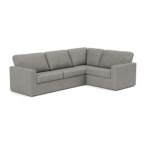 Built Soft (Fiber Back) Wide Small L Sectional