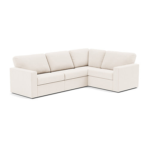 Built Soft (Fiber Back) Wide Small L Sectional