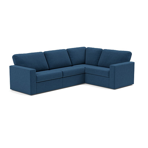 Built Soft (Fiber Back) Wide Small L Sectional